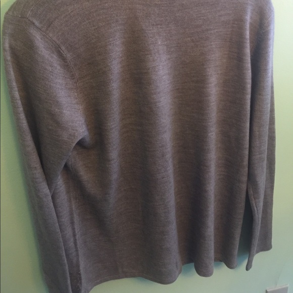 Sweater brown tan with attached scarf - Picture 4 of 4